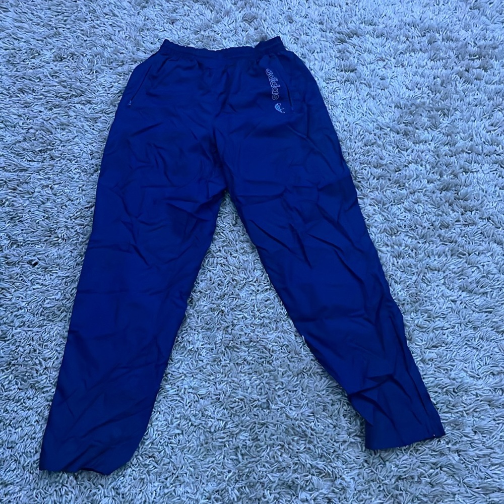 Adidas men’s blue pants, size medium